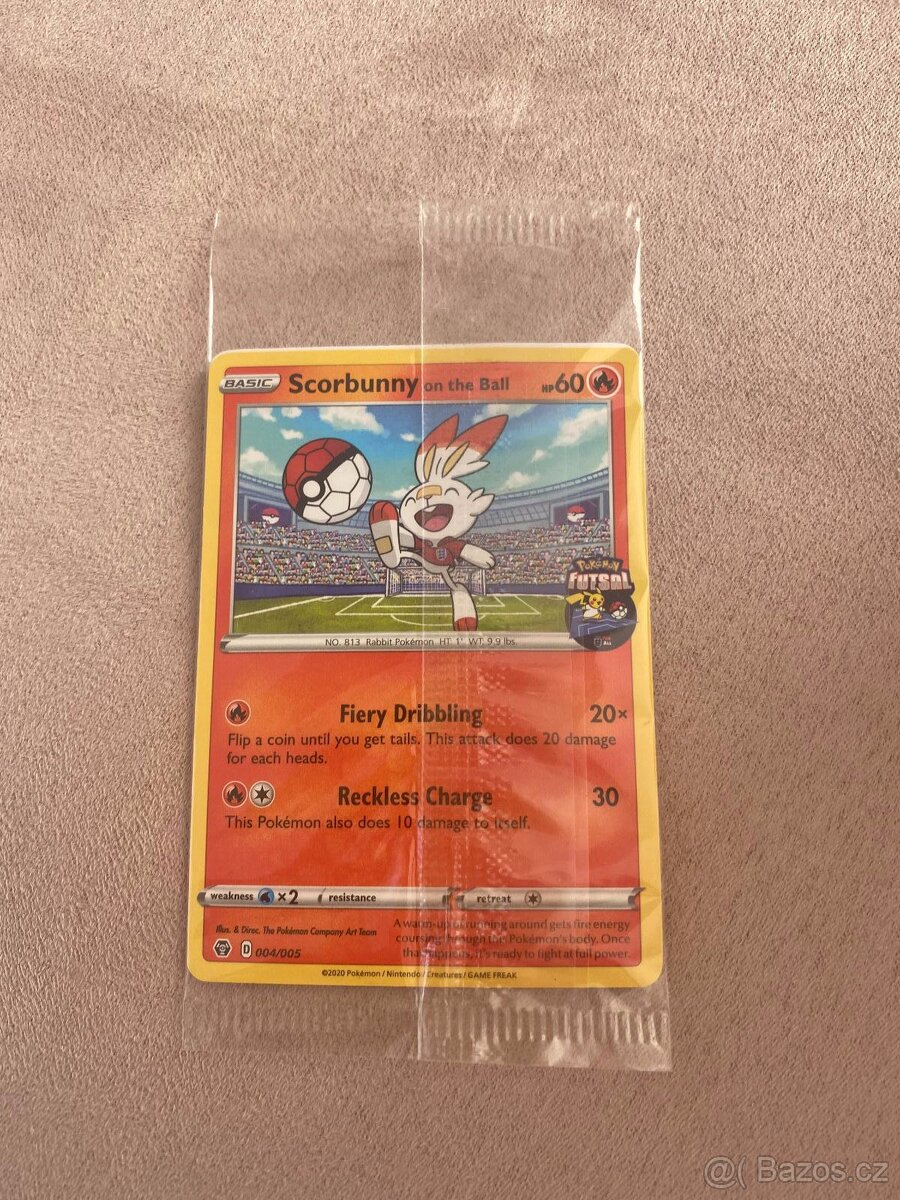 Pokémon TCG Scorbunny on the Ball Sealed Promo