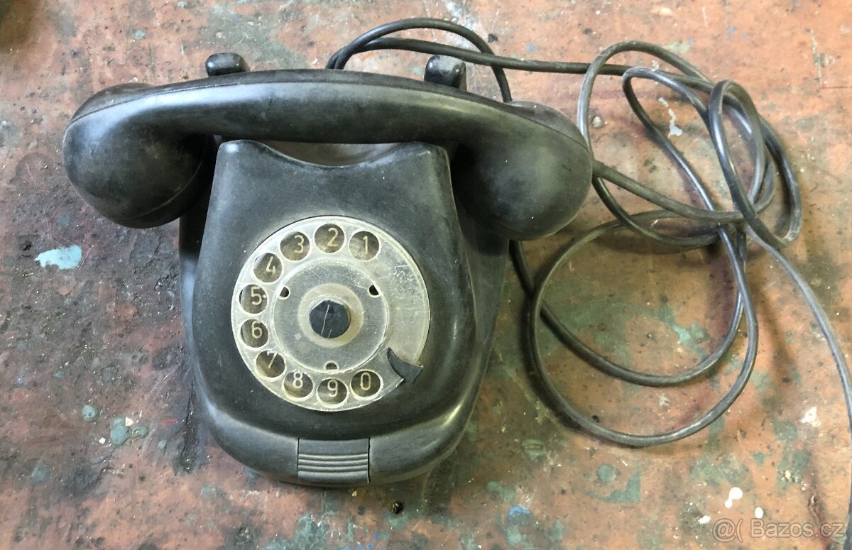 Telefon retro analogový TESLA Stropkov ČSSR