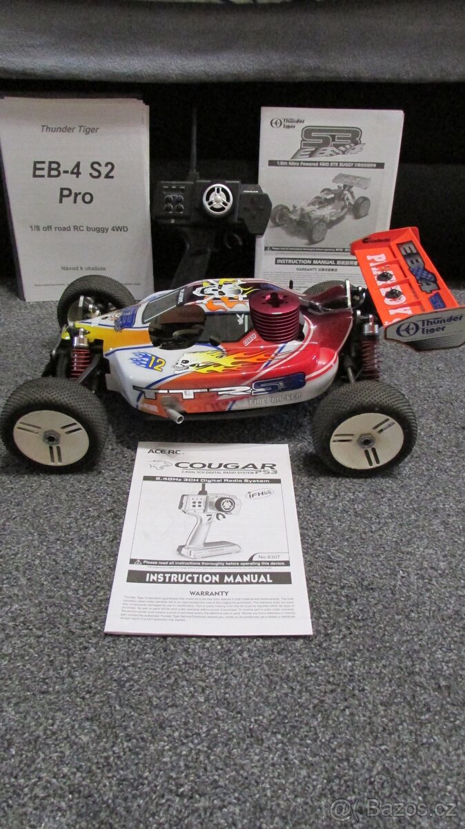 BUGGY RTR Nitro 1/8 včetně vysílače a doplňků