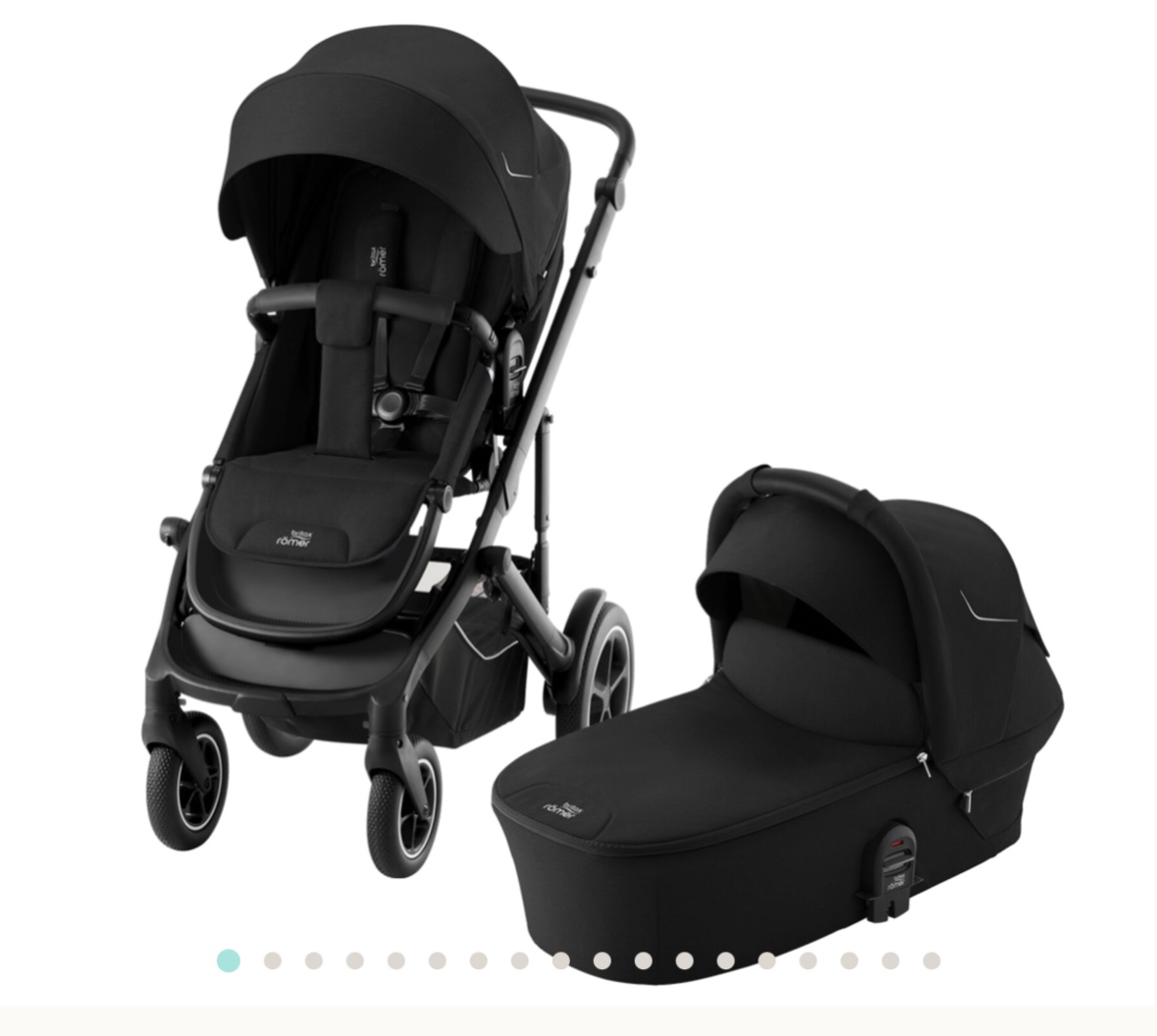 Prodám nový kočárek černá barva Britax RÖMER