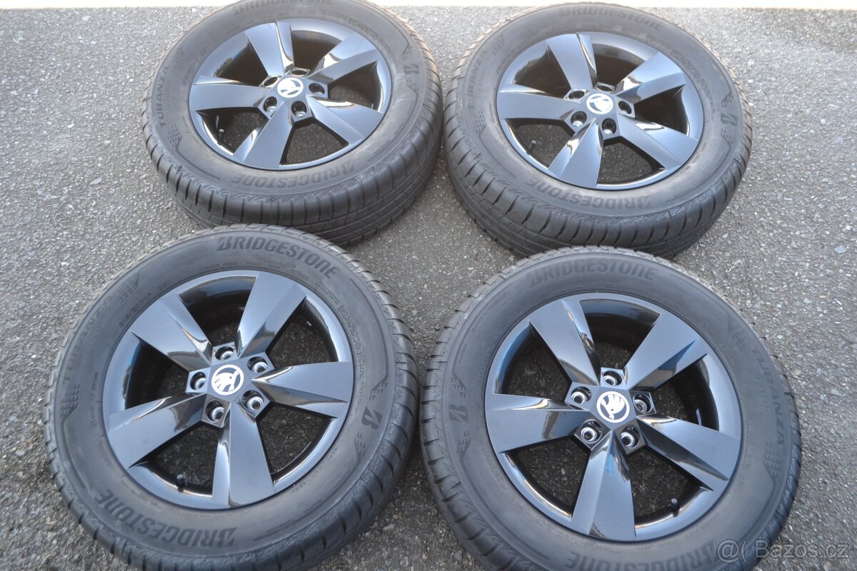Š.Karoq, S.Ateca – NOVÉ Alu + letní 215/60R16 Bridgestone