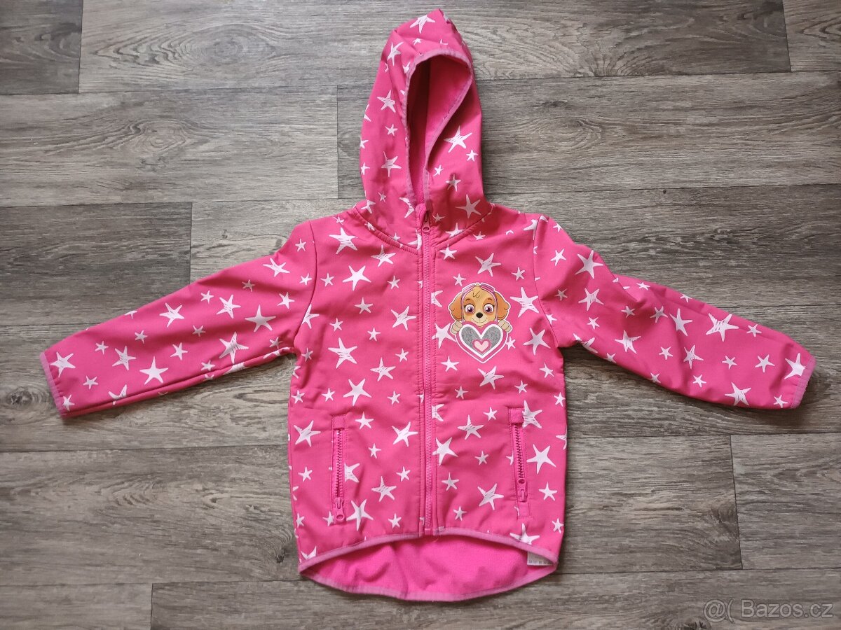 Dětská holčičí softshelová bunda Paw Patrol, 116