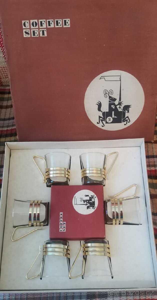 Souprava na kávu retro