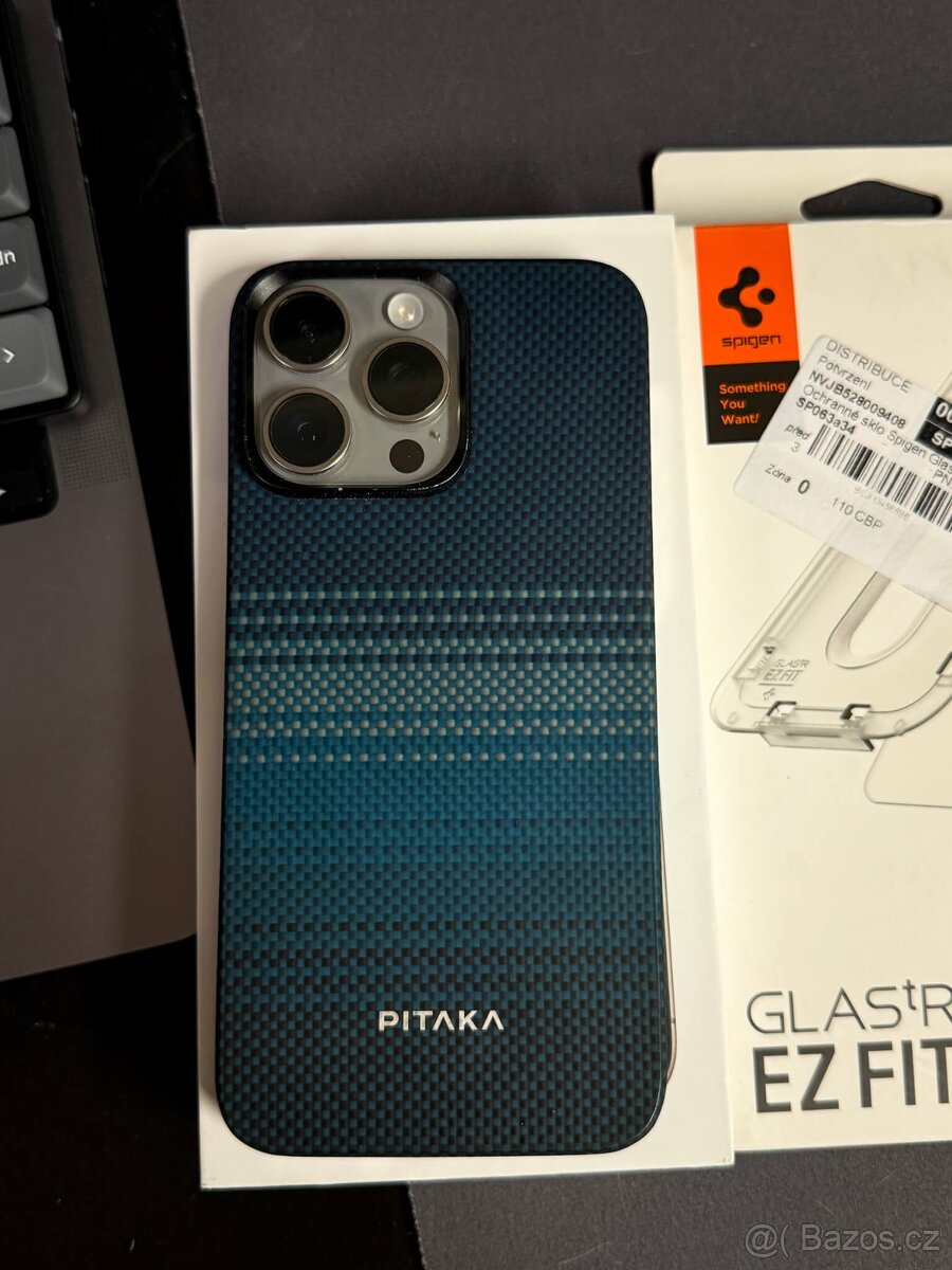 iPhone 15 Pro Max 512 Natural Titanium + Pitaka magEZ 5.0 Ca