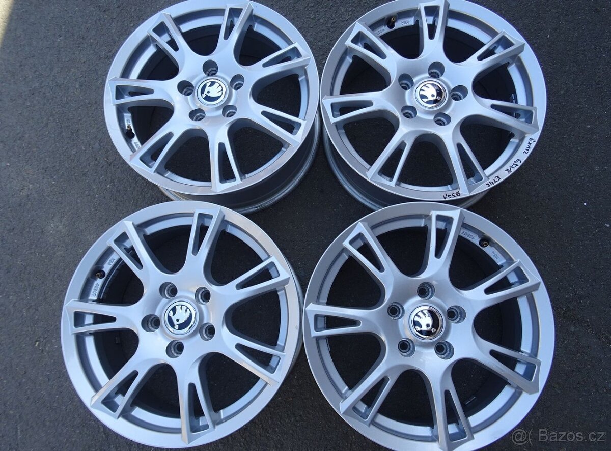 Alu disky na Škoda, VW, 16", 5x112, ET 46, šířka 6,5J
