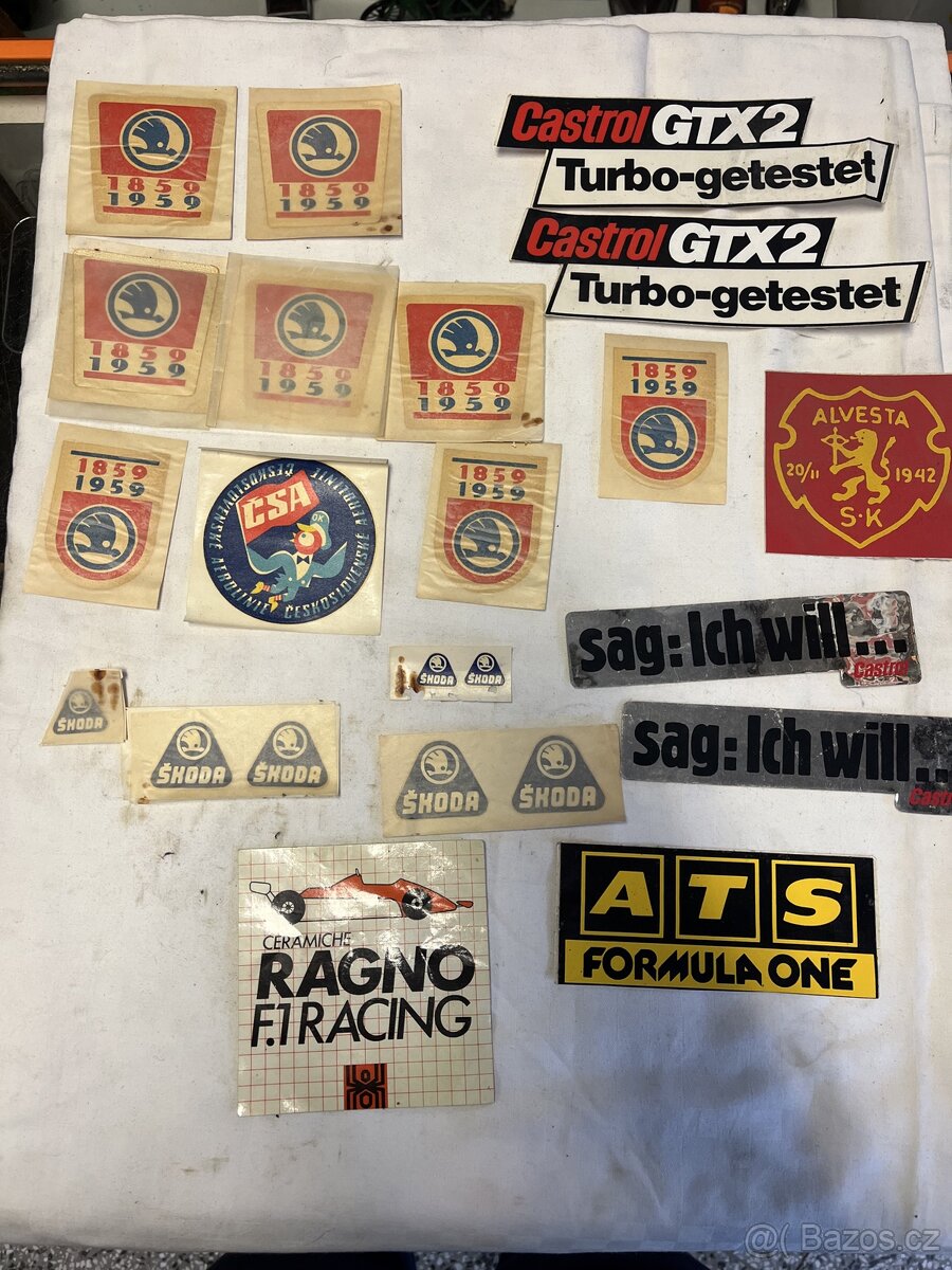 Retro obtisky Škoda