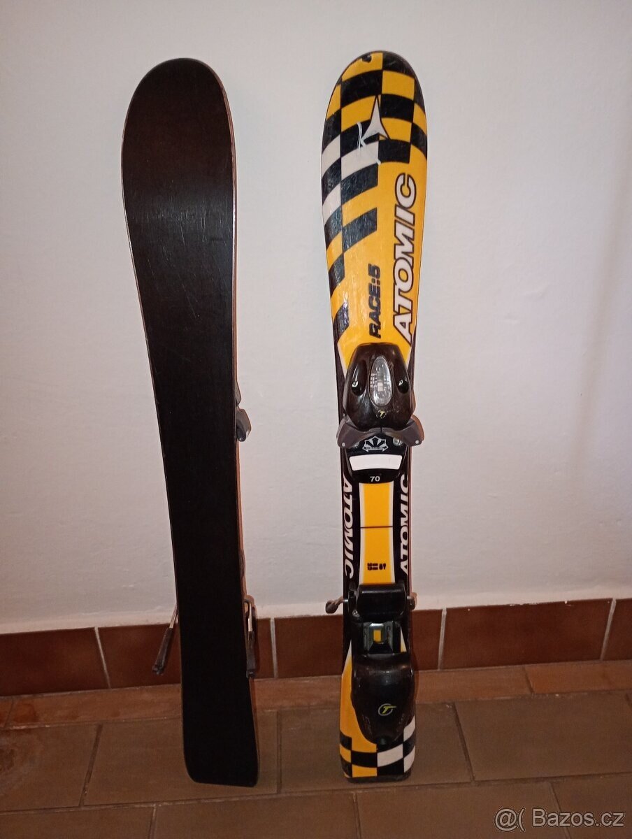Dětské lyže (70 cm) + hůlky
