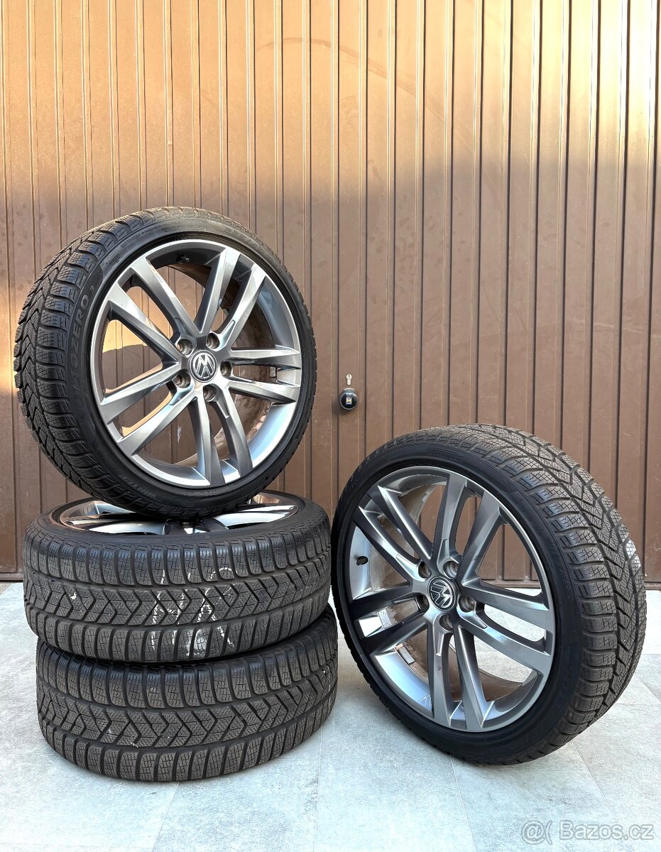 Alu kola Volkswagen Golf R18 ET51 Salvador Zimní Pirelli