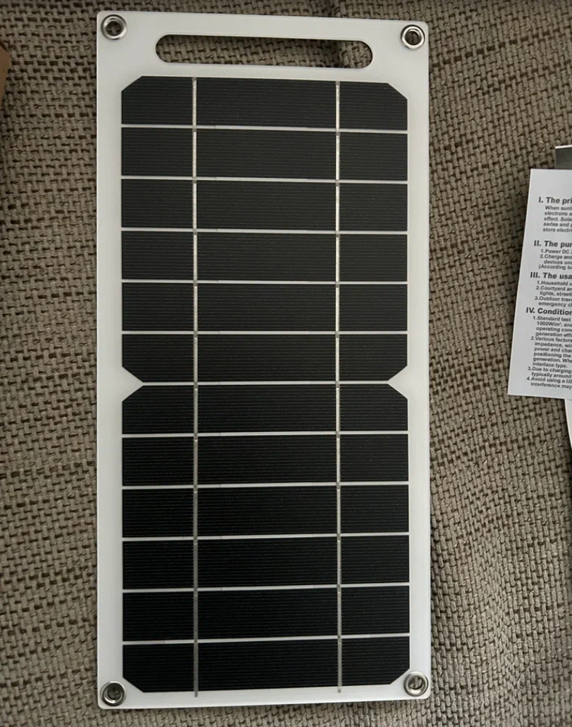 Solární nabíječka 35W 5V pro nabíjení telefonů