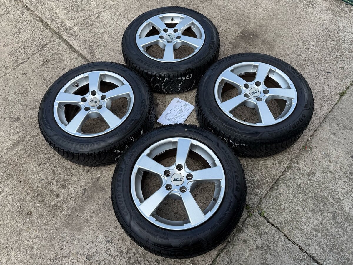 Alu kola CMS 5x112 R16 205/60/16 GOODYEAR