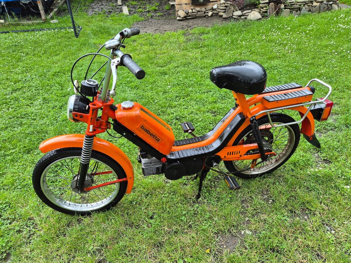 Babetta 210 s kartičkou, nový model, oranžová č.8