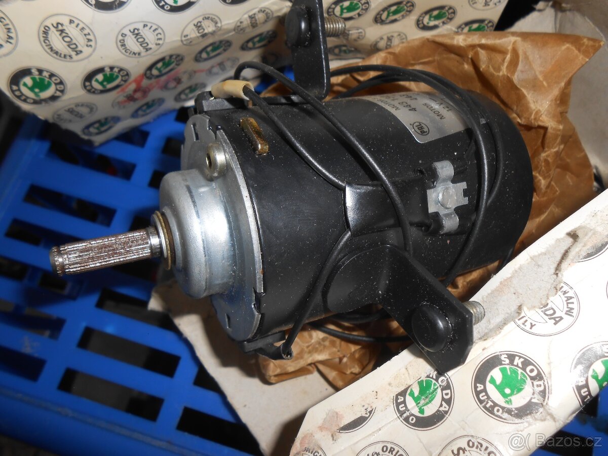škoda -motorek ventilatoru