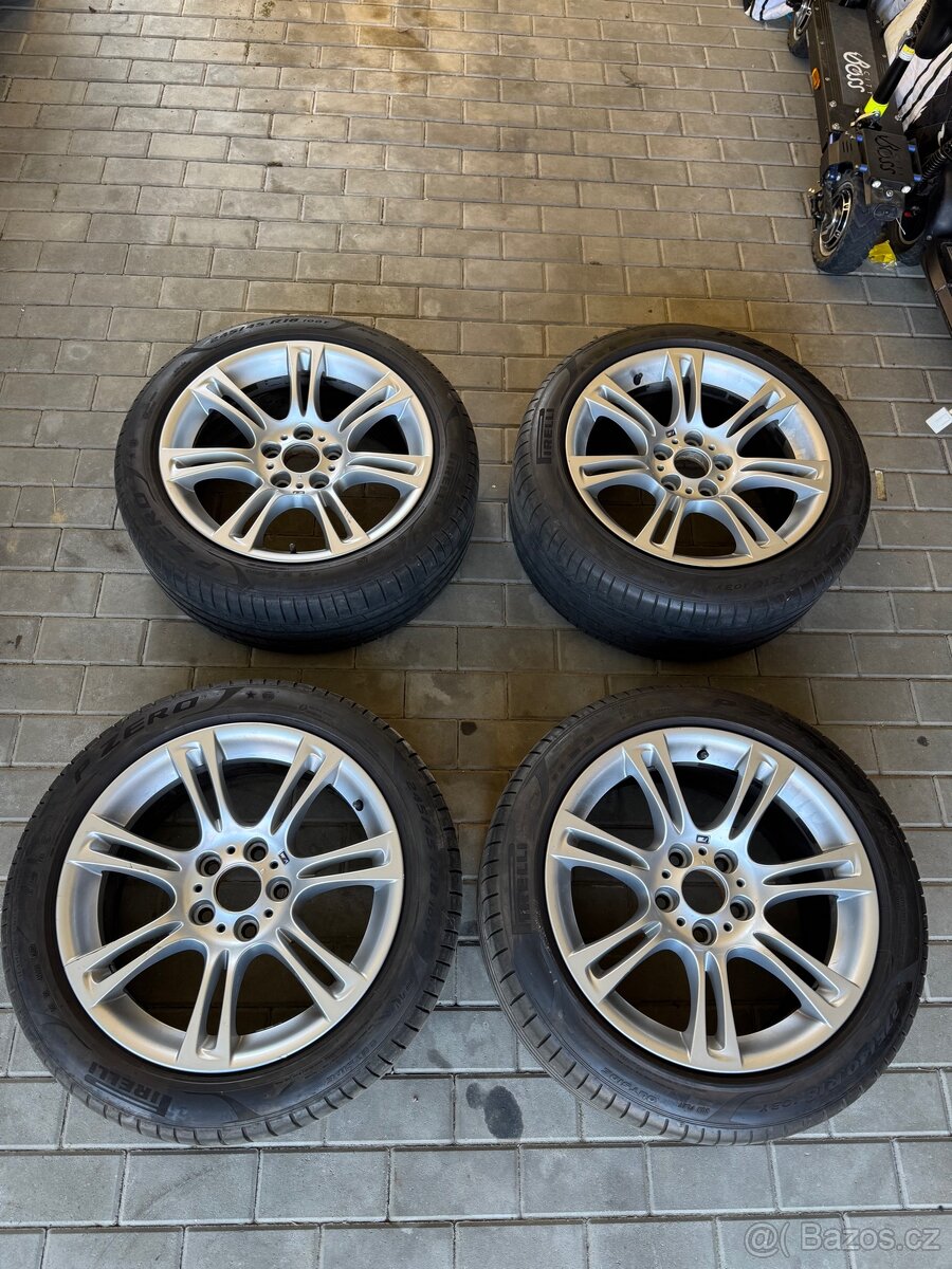 Kola BMW Styling M350,  R19 letní pneu Pirelli