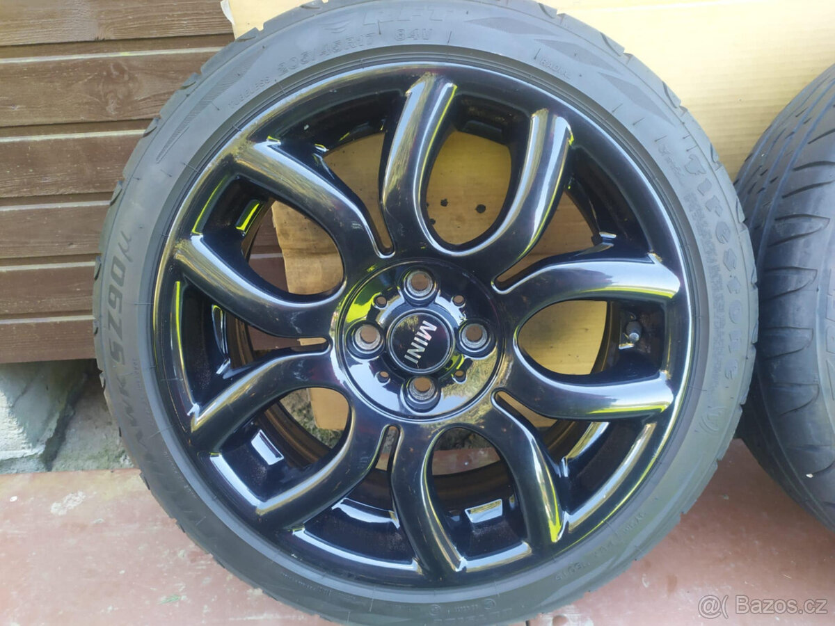Černé originální alu disky MINI Cooper 4X100 7Jx17 ET48