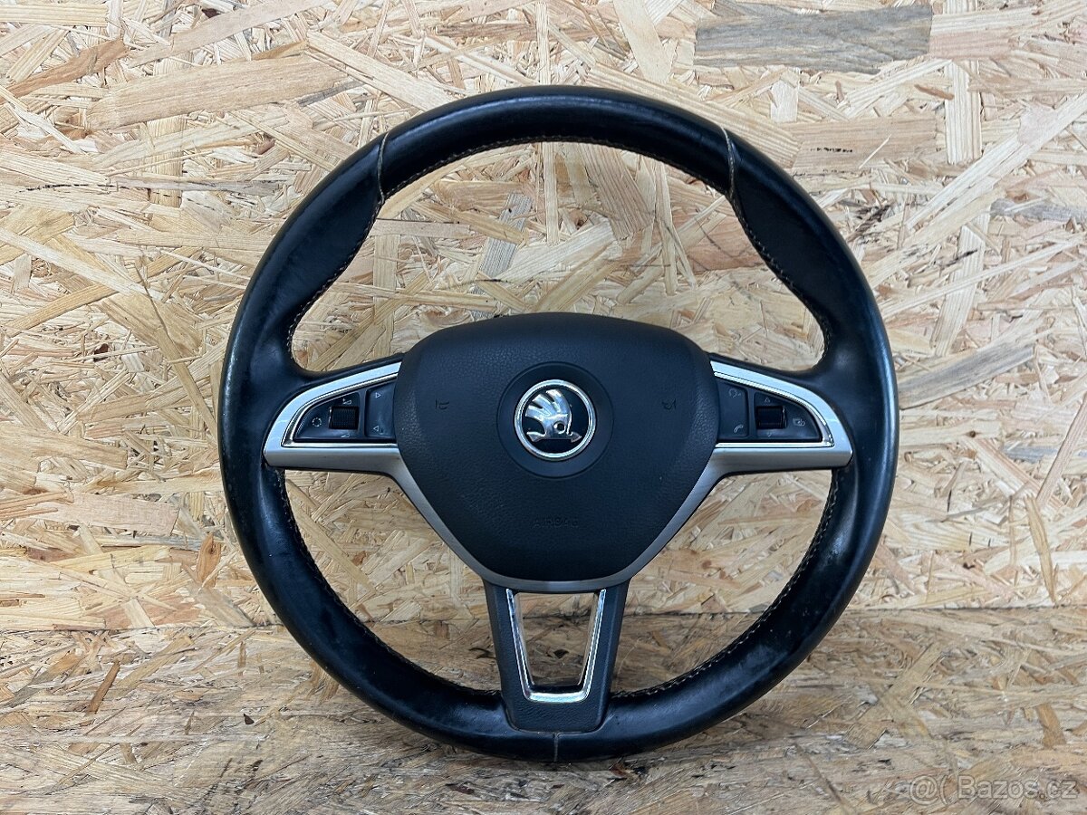 KOMPLETNÍ MULTIFUNKČNÍ VOLANT S AIRBAGEM ŠKODA RAPID