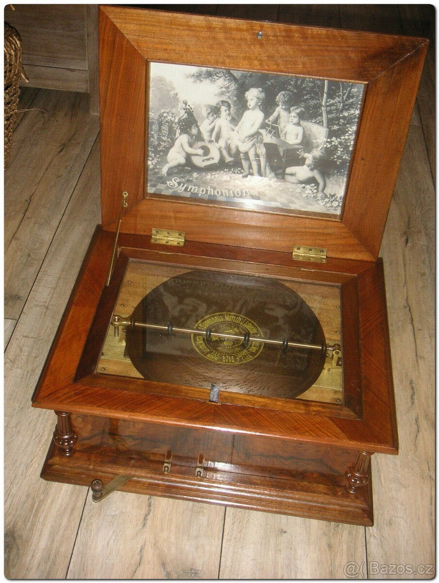 Doppelkamm Symphonion 10 Platten Kalliope Polyphon hudební b
