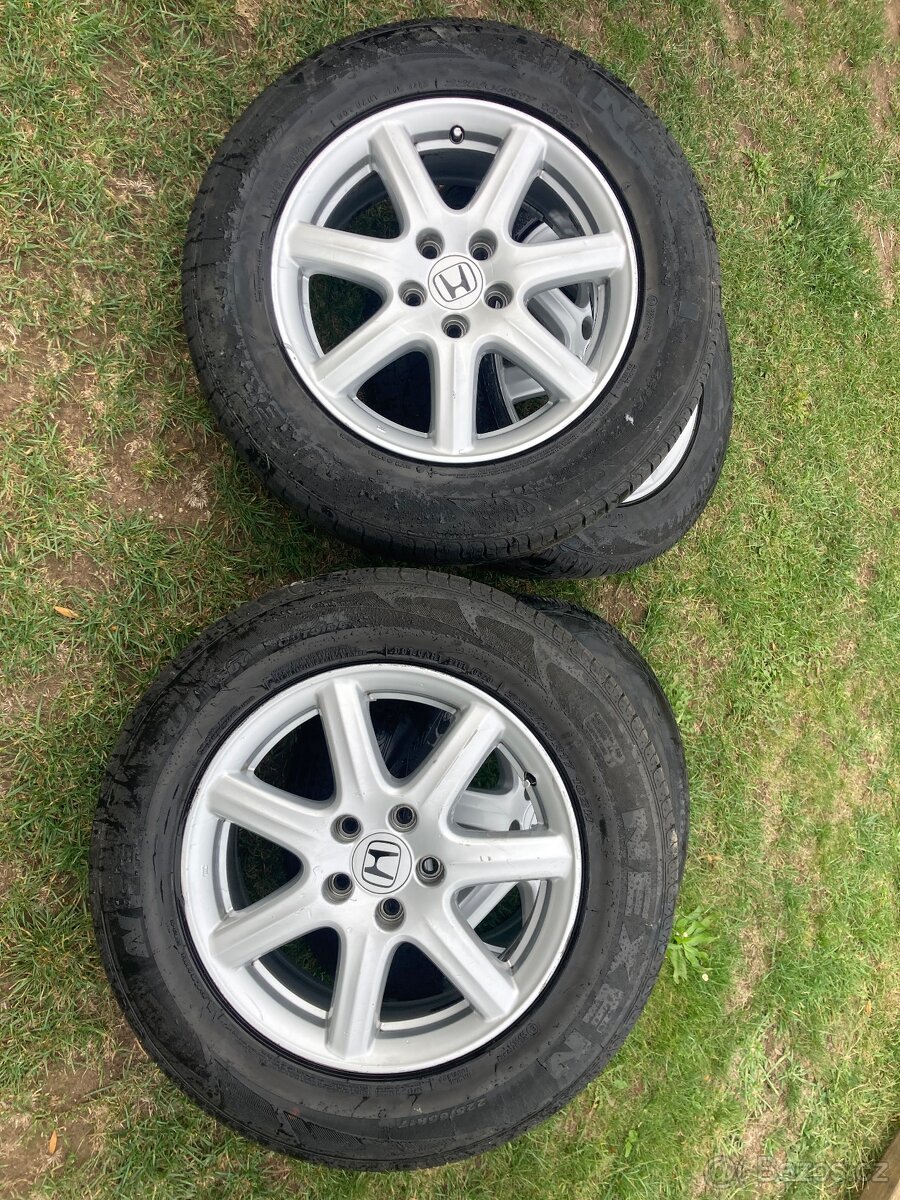 Originální alu sada Honda Crv, 225/65/17