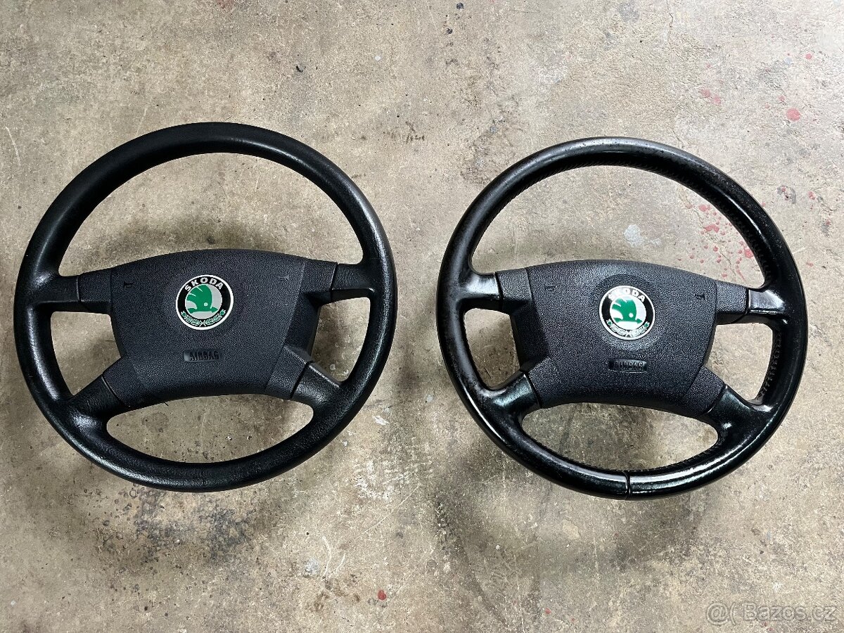 Kožený volant Škoda Fabia