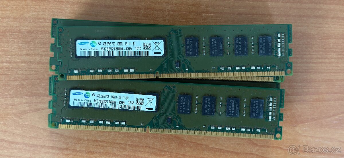 10ks Samsung DDR3-RAM-4GB