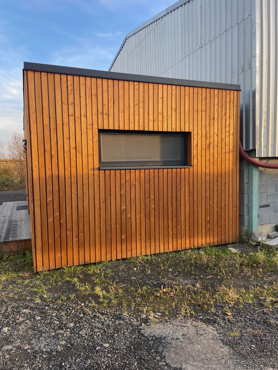 Dům mobilní nová dřevostavba s terasou