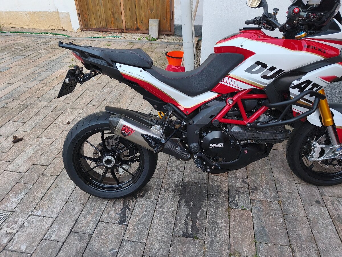 Ducati Multistrada 1200 výfuk, svody