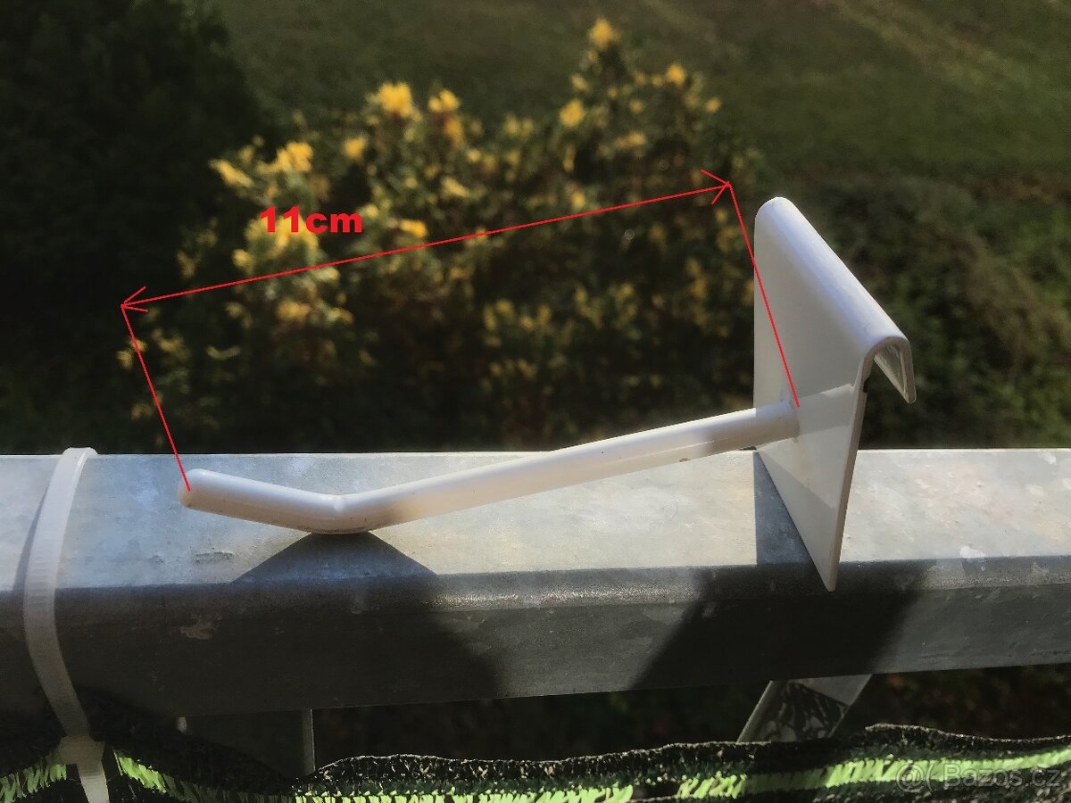 Kovový haček 11cm délka / 205ks