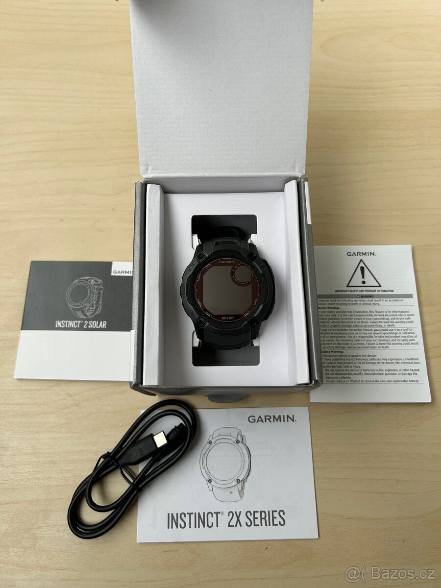 Garmin Instinct 2X Solar (Graphite) - chytré hodinky