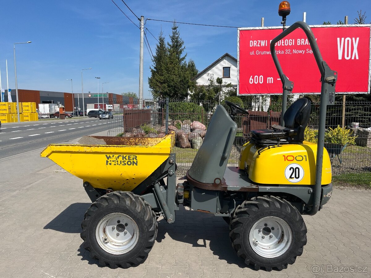 Dumper Dempr Wacker Neuson 1001, 2016 rv, Thwaites