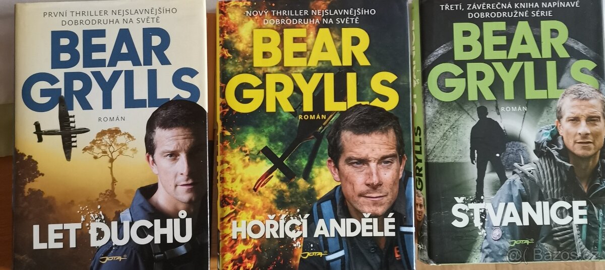 Bear Grylls, trilogie Let duchů, Hořící andělé, Štvanice