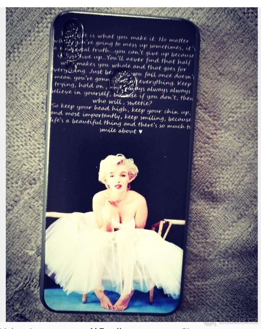 Silikonové pouzdro HONOR 8X nové Marilyn Monroe