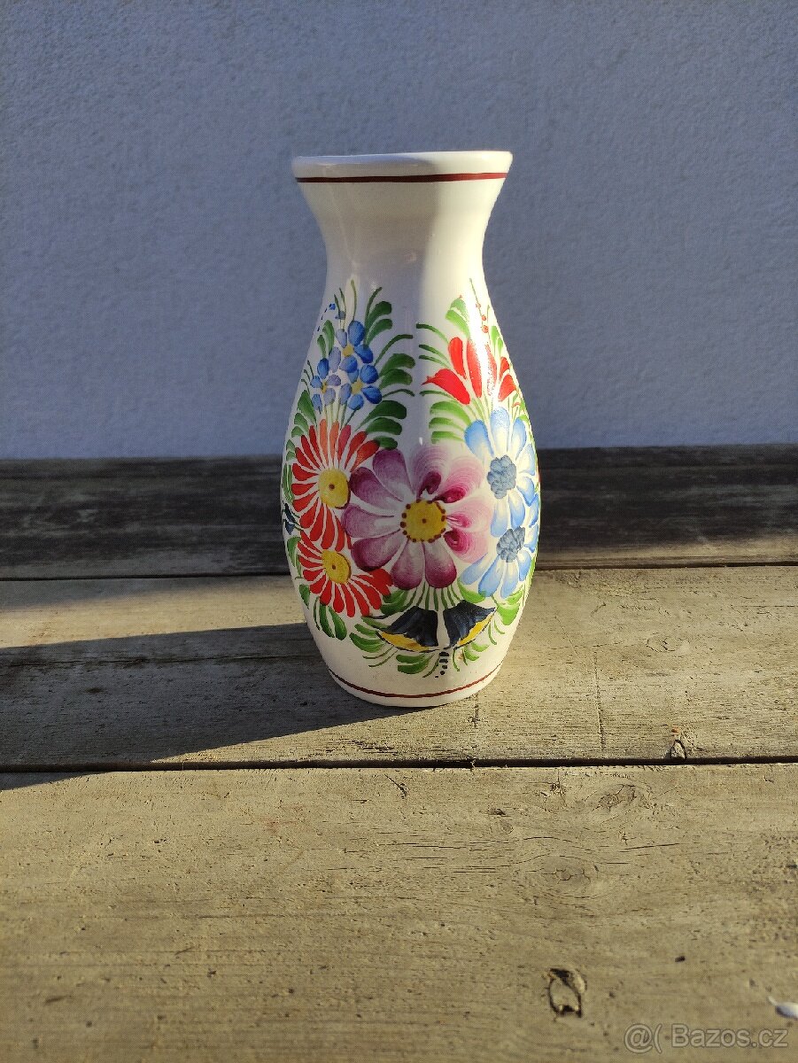 Chodská keramická váza č.2