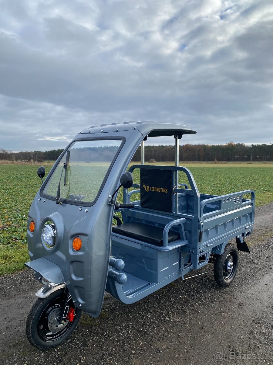 Elektro Tříkolka Leramotors Cargo G1 1000W COC kapota