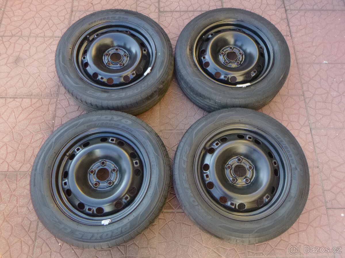 Letní sada disky kola Škoda VW 5x100 6Jx15 ET38