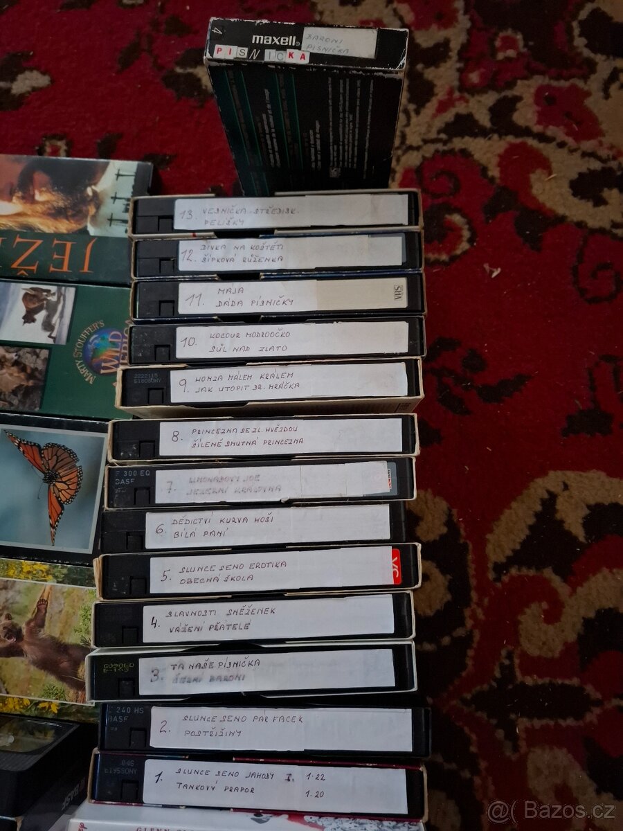daruji za odvoz video kazety VHS