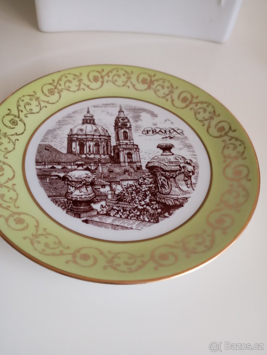 Retro dezertní talirek Praha