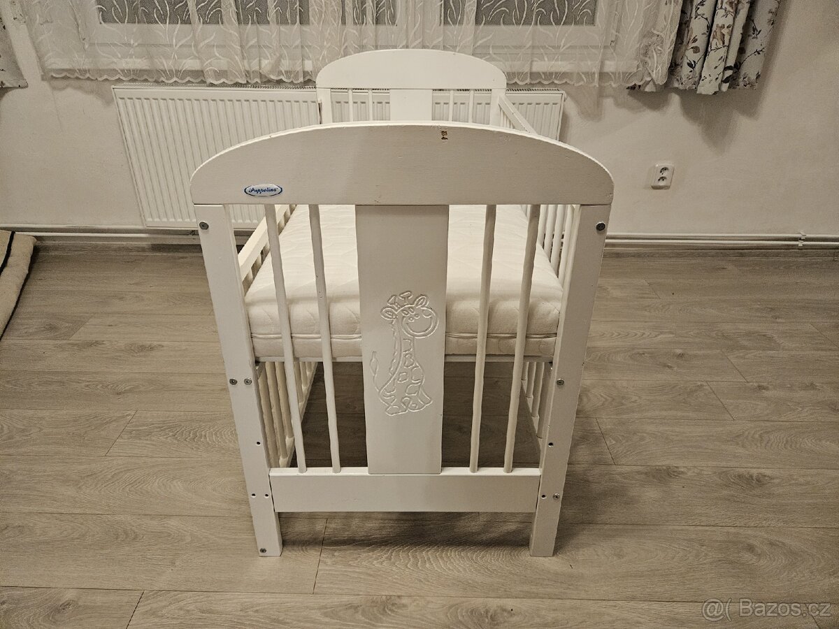 Dětská postýlka Puppolina žirafa a příslušenství