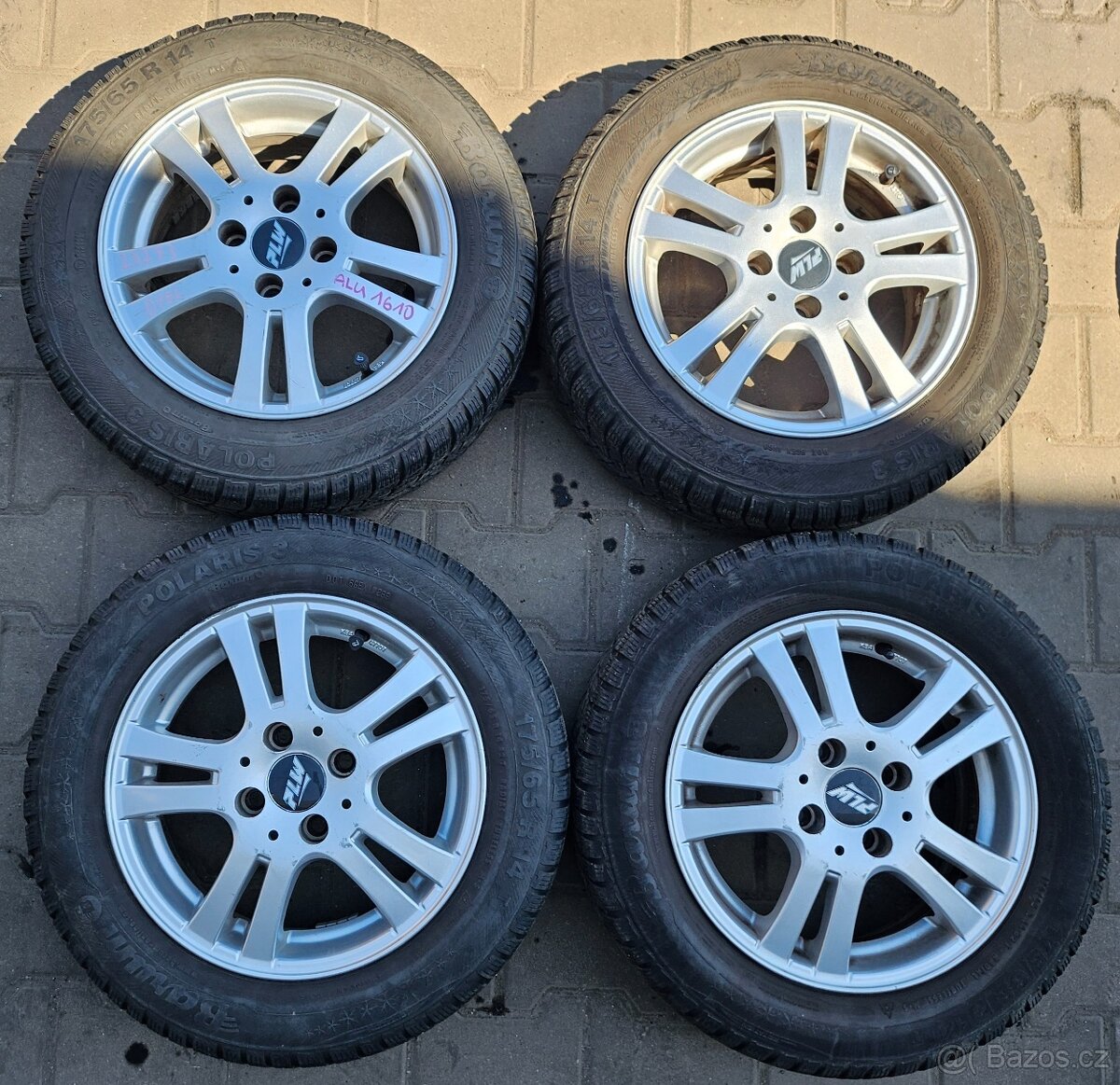Prodám ALU kola Opel č. 1610