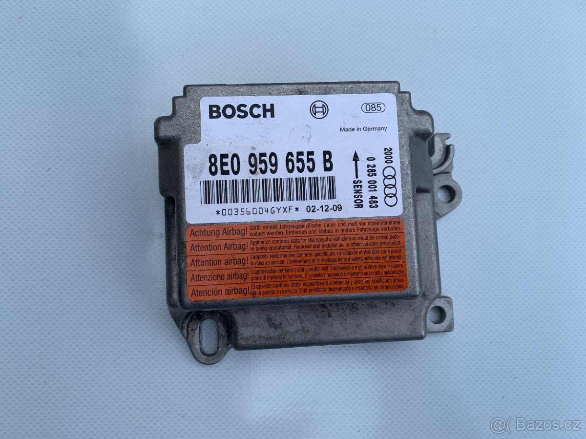 Audi A4 B6, B7 - řídící jednotka airbagů