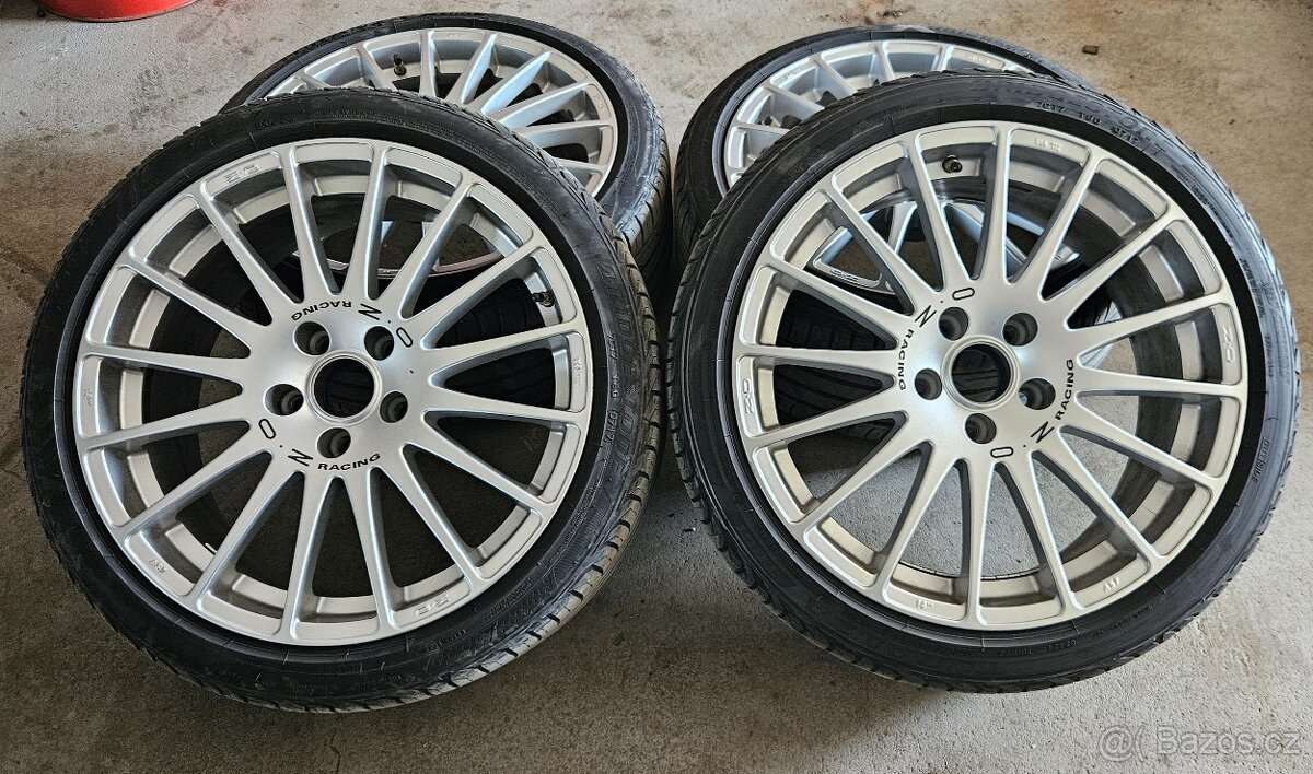 Alu kola 5x112 R18 Oreginál O.Z Pneu 225/40/R18