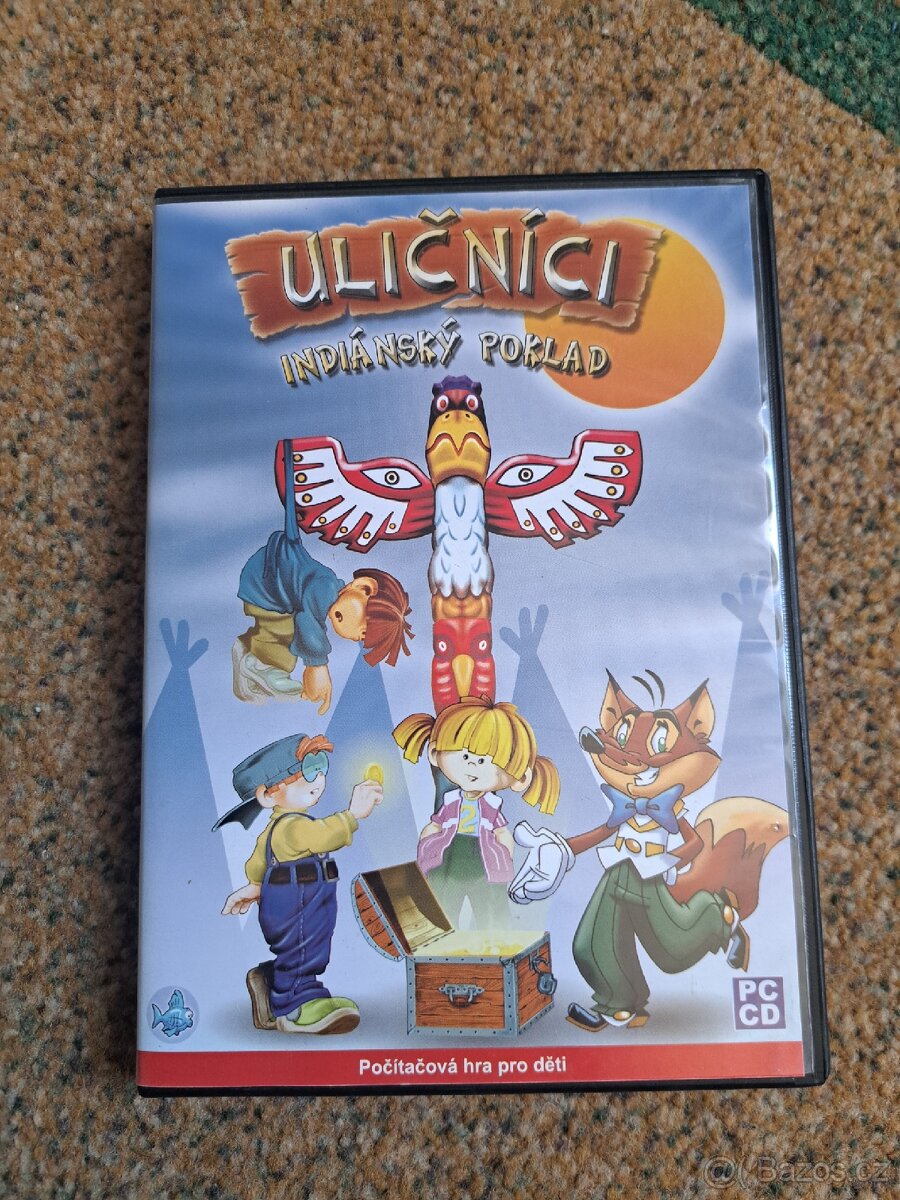 Dětská počítačová hra Uličníci-Indiánský poklad