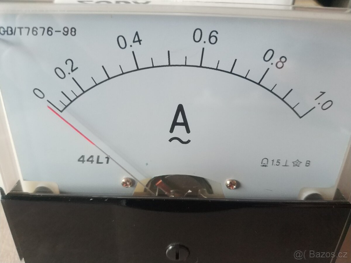Ampérmetr třída přesnosti 1,5