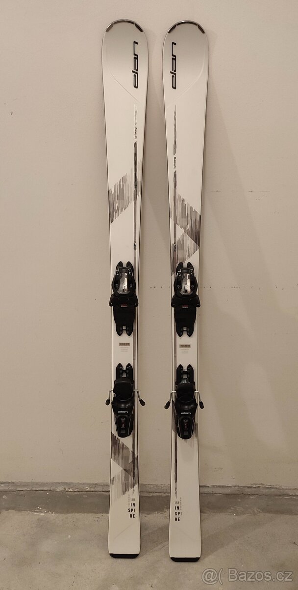 ZÁNOVNÍ sportovní sjezdové lyže Elan Inspire 158cm, bílé