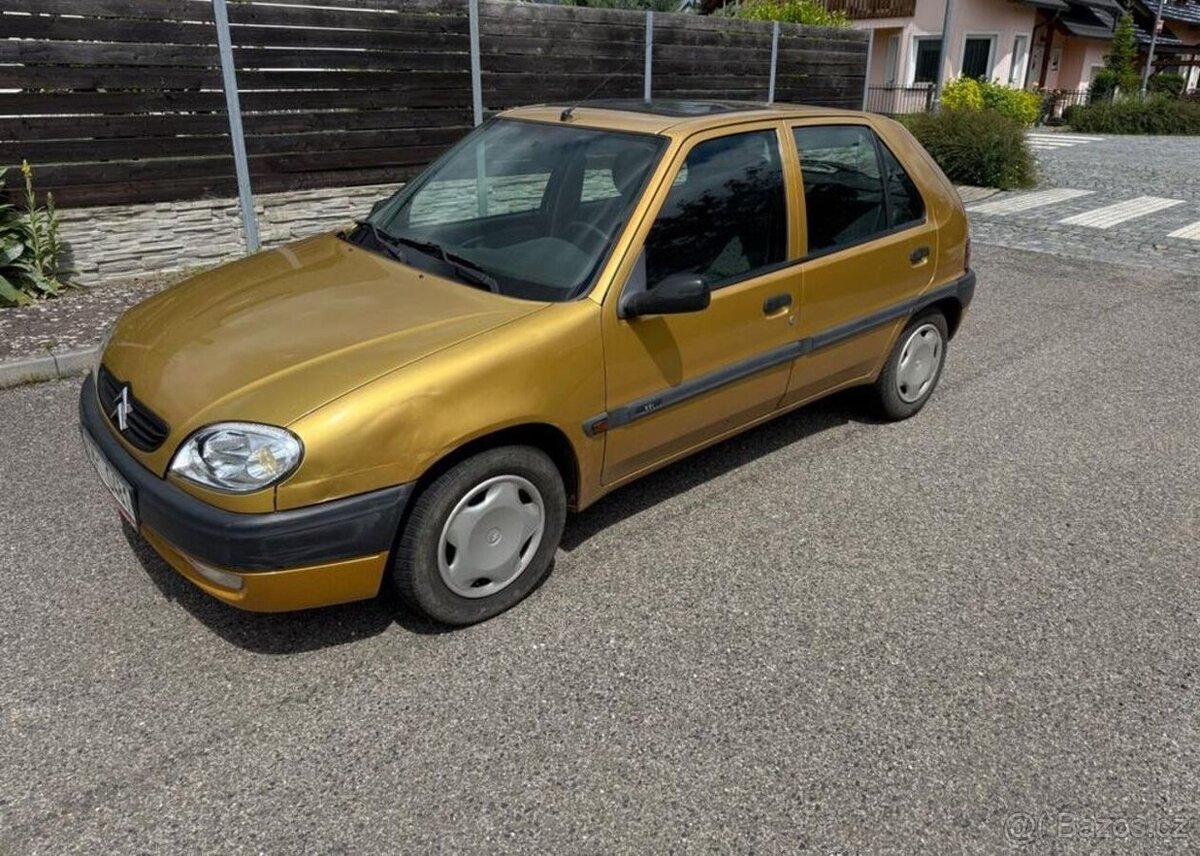 Citroën Saxo 1,1 i platná stk , dobrý stav benzín