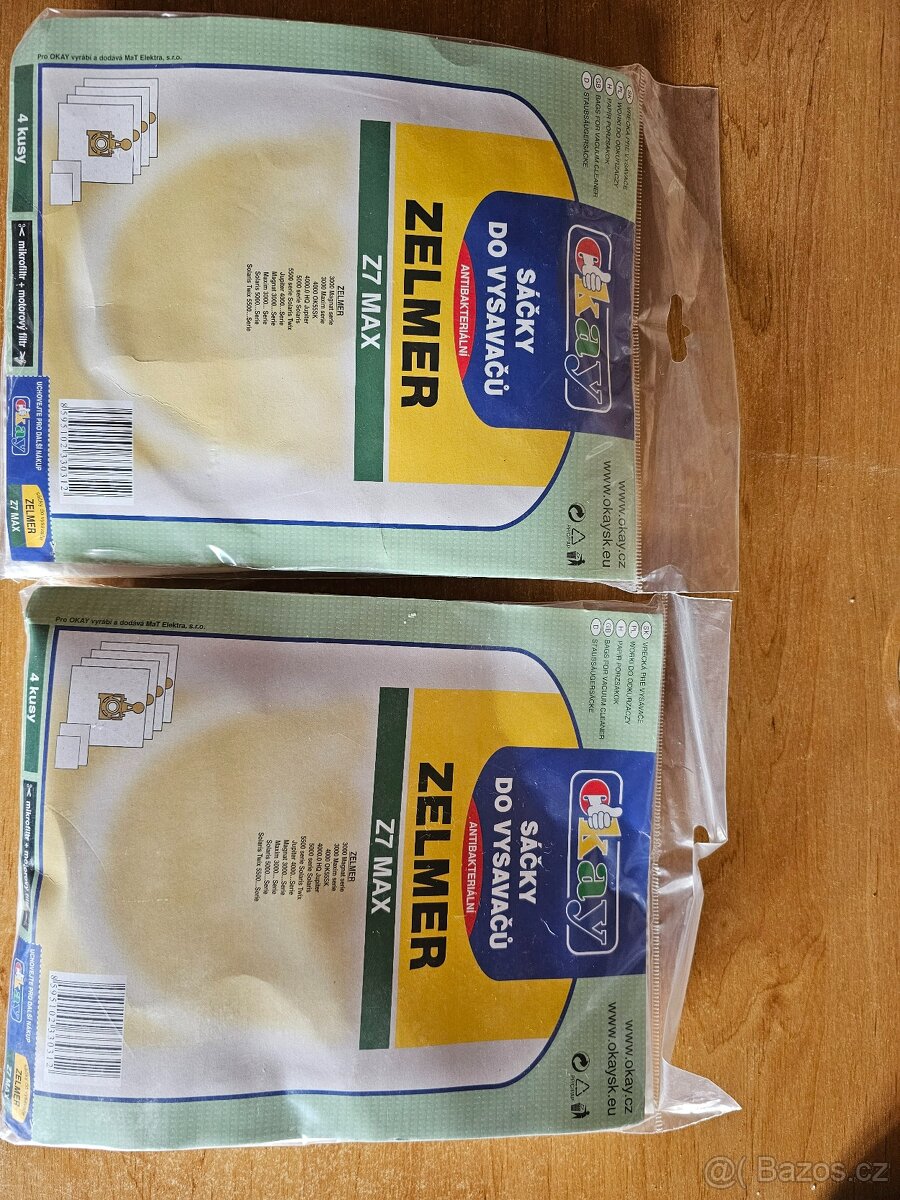 Sáčky do vysavače zn. ZELMER