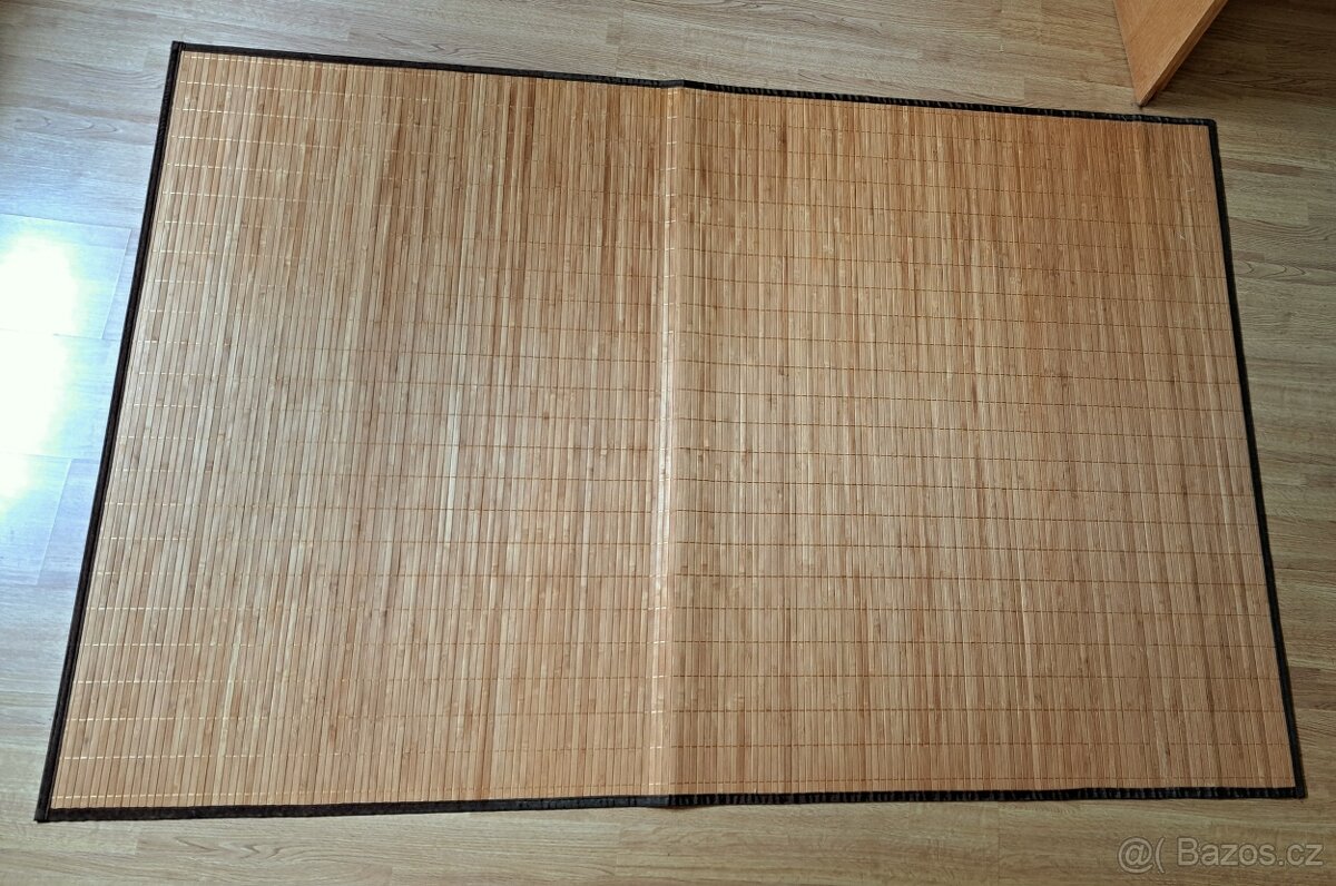 Rohož / koberec bambusový, přírodní 120x180 cm