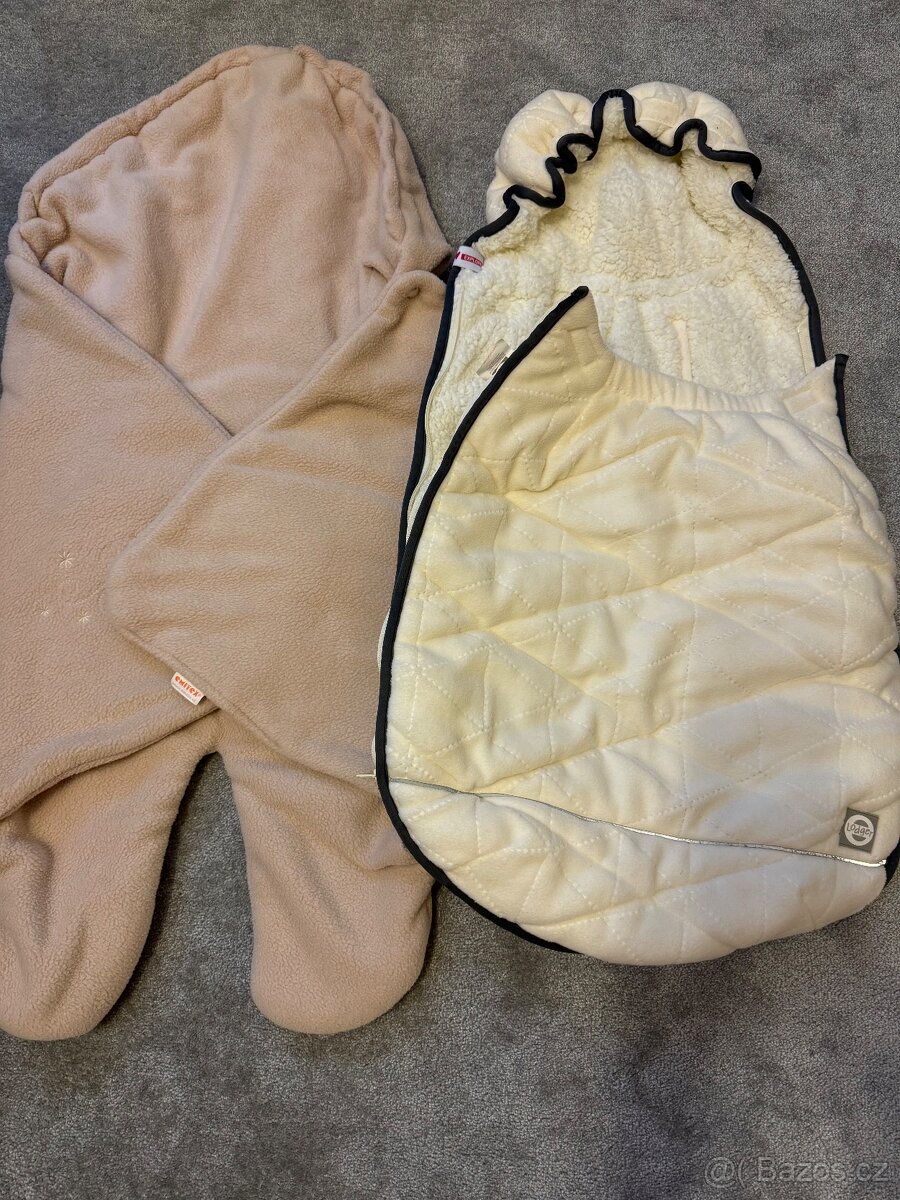Set fusaků a podložka do kočárku