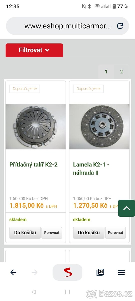 Náhradní díly Multicar M25