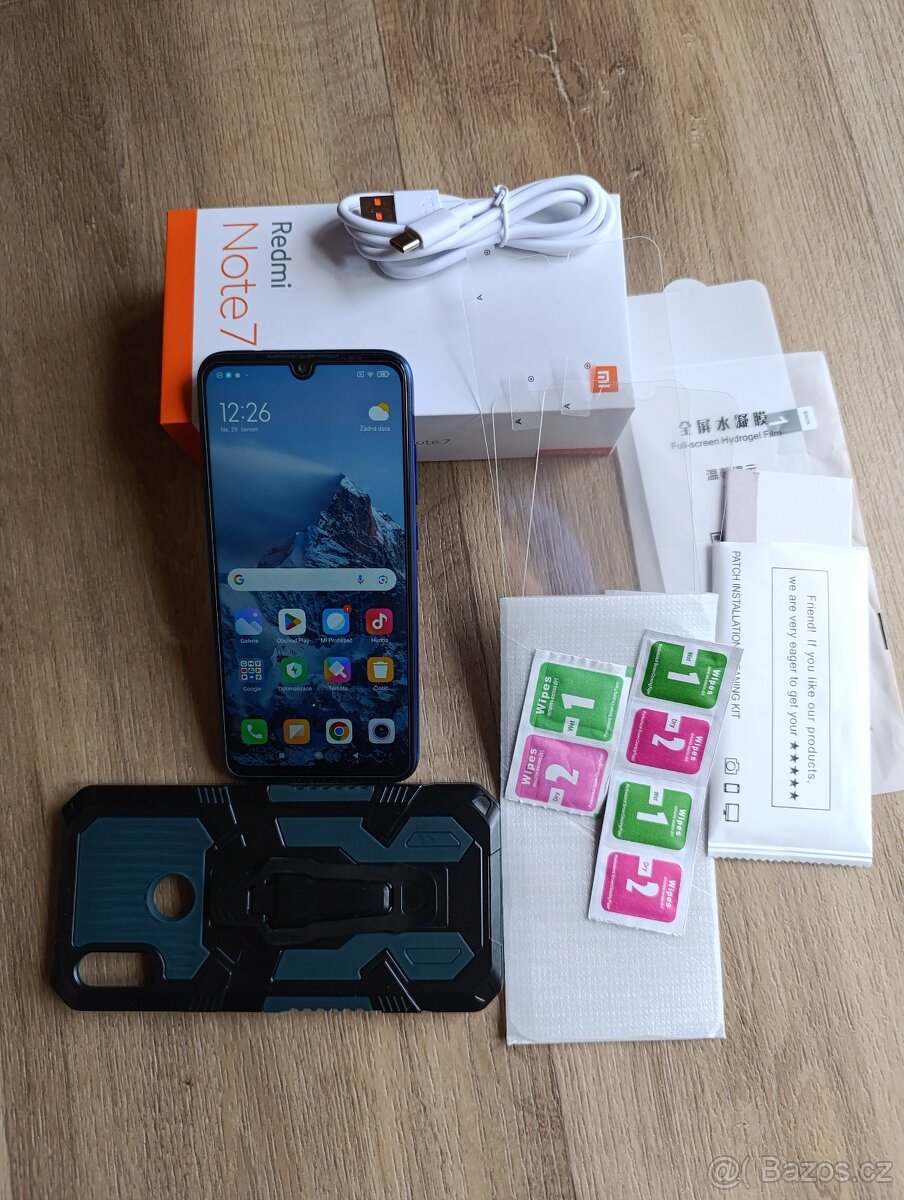 Xiaomi Redmi Note 7/4GB RAM/128GB/sada doplňků/stav A