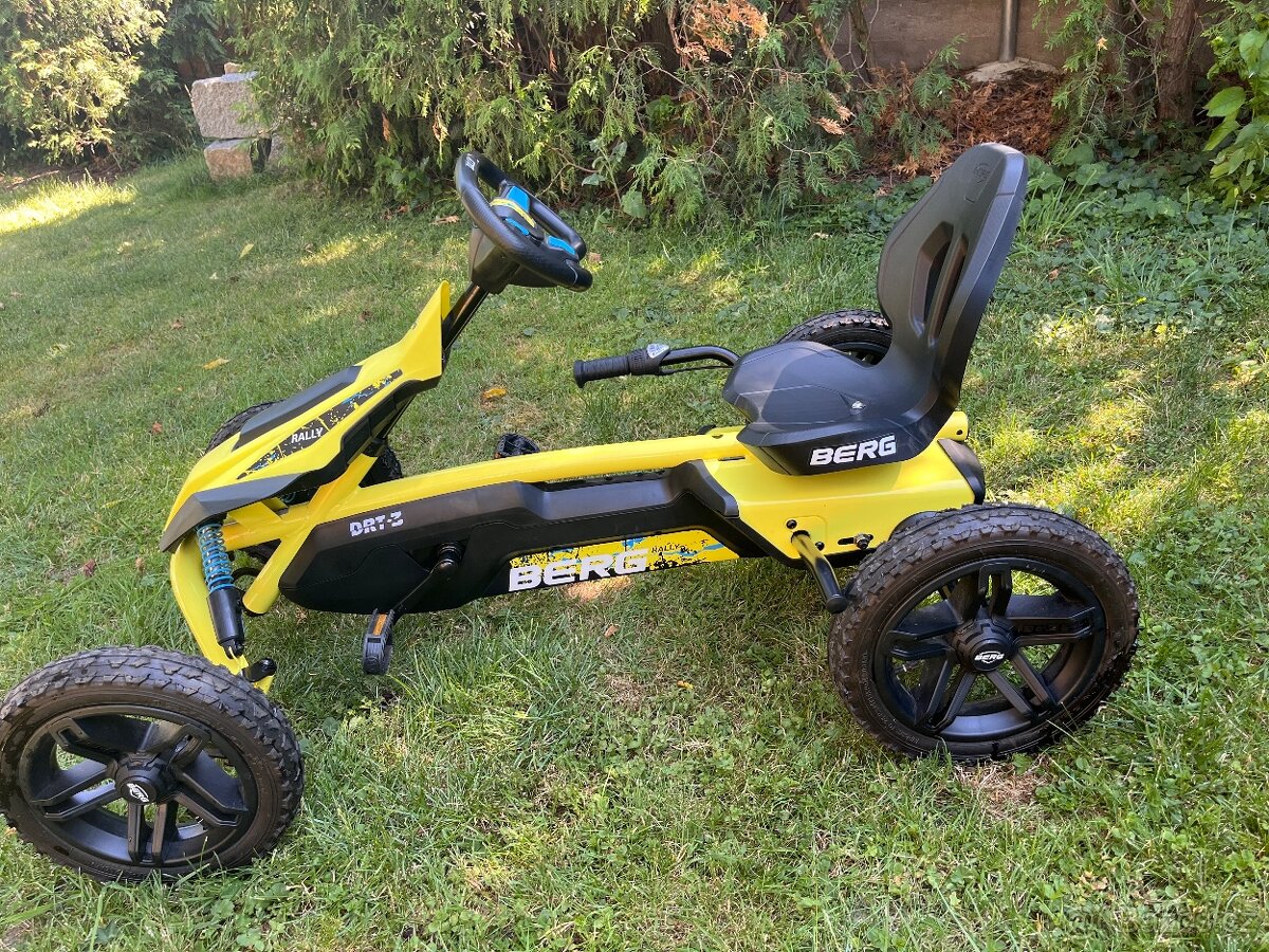 Šlapací motokára BERG Rally DRT Yellow 3 Gears