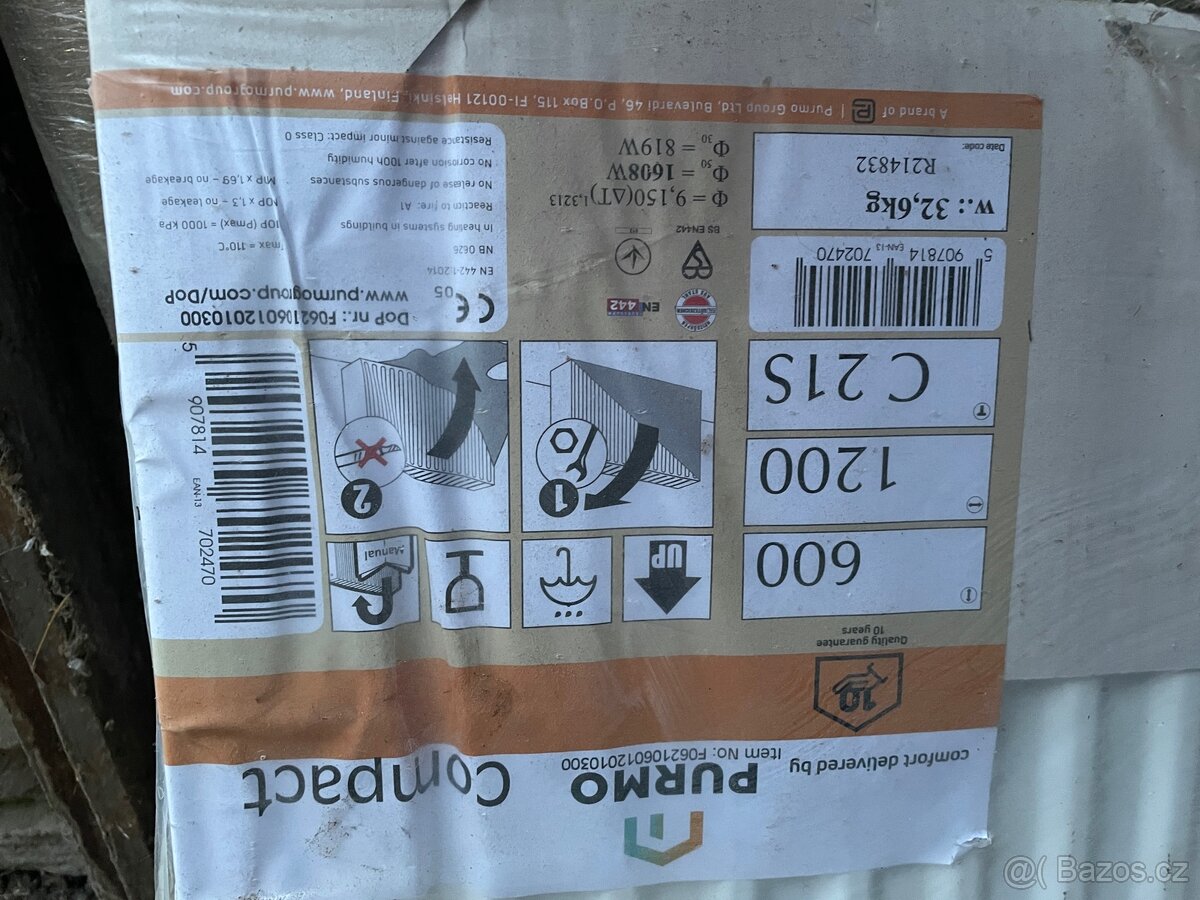 Prodám radiátor co nám zůstal ze stavby